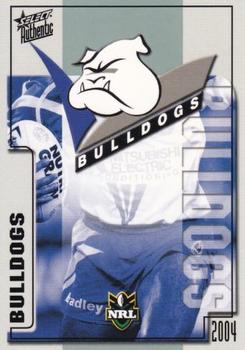 2004 Select Authentic #15 Canterbury Bulldogs Logo Front